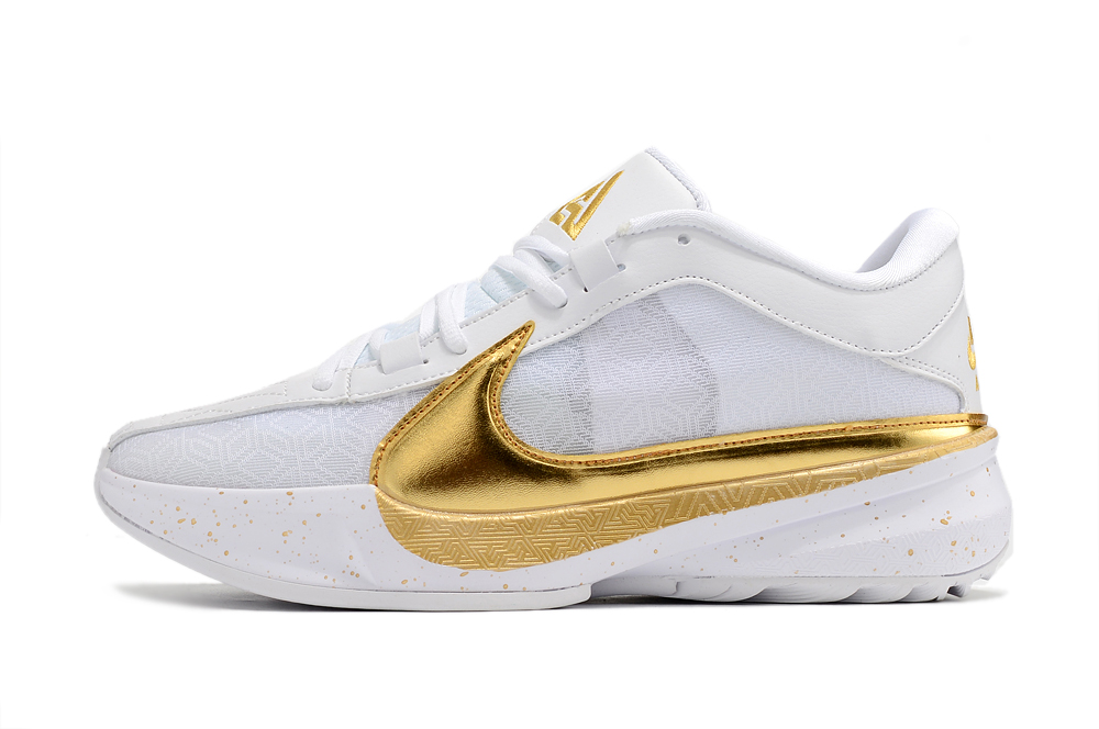 Nike Zoom Freak 5 womens White Gold